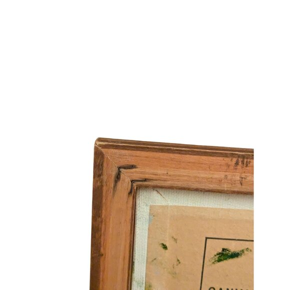 Original Mountain Landscape Painting In Wood Frame 6.75" x 8.75" Signed By Artis - Picture 12 of 12